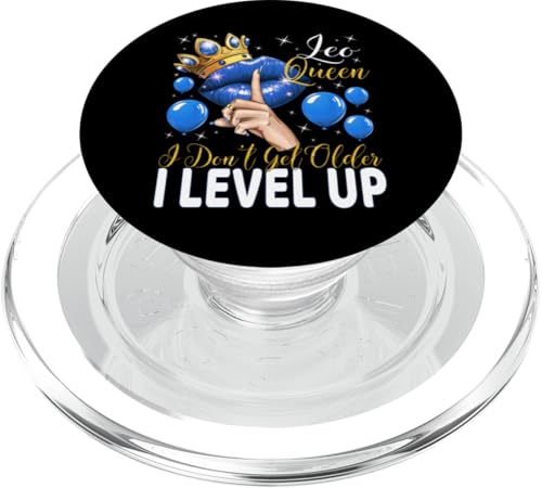 Leo Queen Ich werde nicht älter Ich steige auf Geburtstagskönigin PopSockets PopGrip für MagSafe Leo Queen Ich werde nicht älter Ich steige auf Geburtstagskönigin PopSockets PopGrip für MagSafe von Glorious Royal Birthday Queens