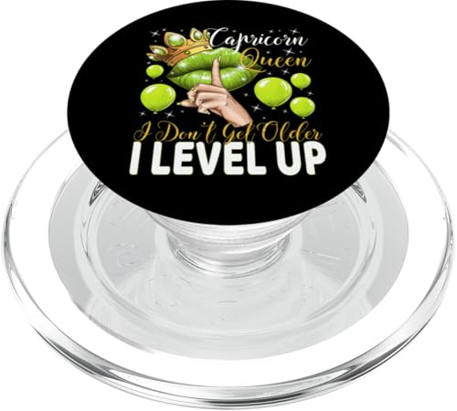 Steinbockkönigin I Don't Get Older I Level Up Birthday Queen PopSockets PopGrip für MagSafe Steinbockkönigin I Don't Get Older I Level Up Birthday Queen PopSockets PopGrip für MagSafe von Glorious Royal Birthday Queens