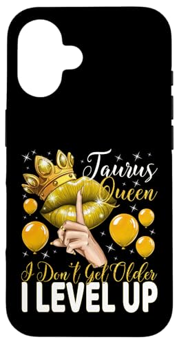 Stierkönigin Ich werde nicht älter Ich steige auf Geburtstagskönigin Hülle für iPhone 16 Stierkönigin Ich werde nicht älter Ich steige auf Geburtstagskönigin Hülle für iPhone 16 von Glorious Royal Birthday Queens
