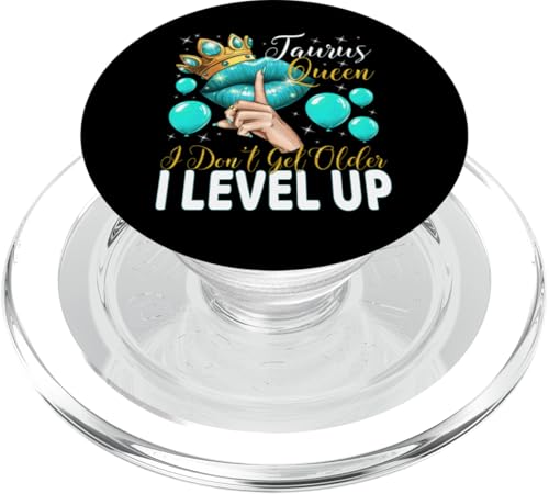 Stierkönigin Ich werde nicht älter Ich steige auf Geburtstagskönigin PopSockets PopGrip für MagSafe Stierkönigin Ich werde nicht älter Ich steige auf Geburtstagskönigin PopSockets PopGrip für MagSafe von Glorious Royal Birthday Queens