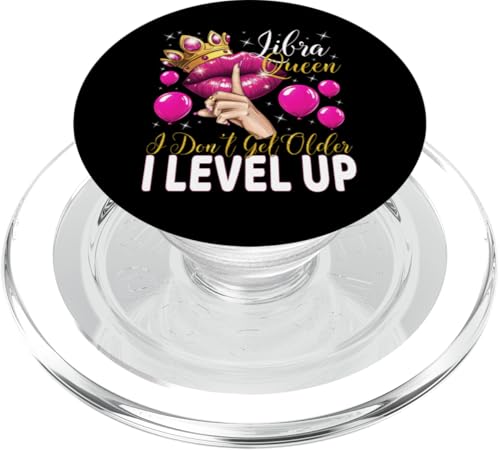 Waagekönigin Ich werde nicht älter Ich steige auf Geburtstagskönigin PopSockets PopGrip für MagSafe Waagekönigin Ich werde nicht älter Ich steige auf Geburtstagskönigin PopSockets PopGrip für MagSafe von Glorious Royal Birthday Queens