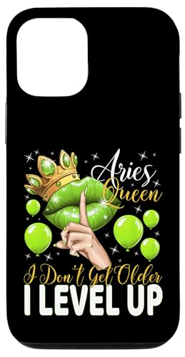 Widderkönigin Ich werde nicht älter Ich steige auf Geburtstagskönigin Hülle für iPhone 12/12 Pro von Glorious Royal Birthday Queens