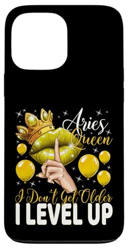 Widderkönigin Ich werde nicht älter Ich steige auf Geburtstagskönigin Hülle für iPhone 13 Pro Max Widderkönigin Ich werde nicht älter Ich steige auf Geburtstagskönigin Hülle für iPhone 13 Pro Max von Glorious Royal Birthday Queens