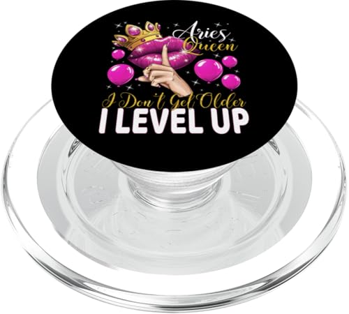 Widderkönigin Ich werde nicht älter Ich steige auf Geburtstagskönigin PopSockets PopGrip für MagSafe Widderkönigin Ich werde nicht älter Ich steige auf Geburtstagskönigin PopSockets PopGrip für MagSafe von Glorious Royal Birthday Queens