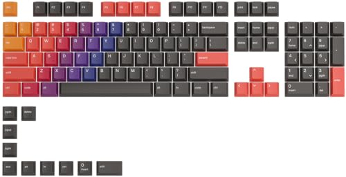 Glorious Gaming 114x GPBT-Keycaps - Cherry-Profil, äußerst widerstandsfähiger PBT-Kunststoff, optisch EIN Blickfang, überragende Akustik, Lichtecht, US Layout - Celestial Fire Glorious Gaming 114x GPBT-Keycaps - Cherry-Profil, äußerst widerstandsfähiger PBT-Kunststoff, optisch EIN Blickfang, überragende Akustik, Lichtecht, US Layout - Celestial Fire von Glorious