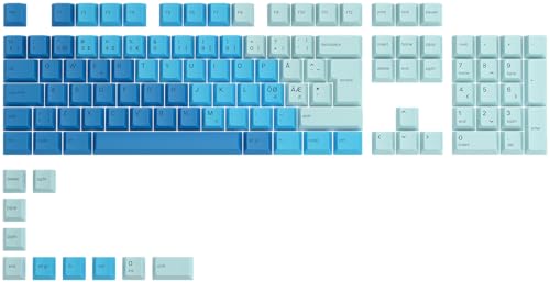 Glorious Gaming 115x GPBT-Keycaps - Cherry-Profil, äußerst widerstandsfähiger PBT-Kunststoff, optisch EIN Blickfang, überragende Akustik, Originalschrift, Nordisch Layout - Ocean Glorious Gaming 115x GPBT-Keycaps - Cherry-Profil, äußerst widerstandsfähiger PBT-Kunststoff, optisch EIN Blickfang, überragende Akustik, Originalschrift, Nordisch Layout - Ocean von Glorious PC Gaming Race
