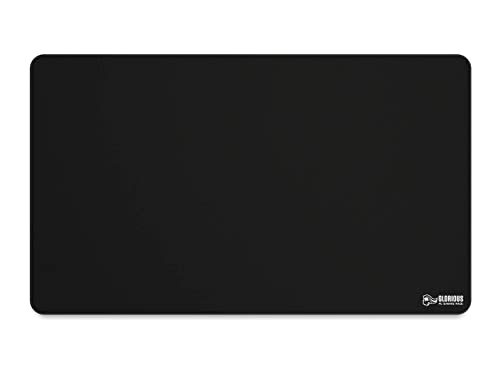Glorious Gaming Cloth Gaming Mousepad (XL Übergröße) - Gesteppte Ränder, Glatte Oberfläche für Speed & Control, Rutschfester Boden, waschmaschinenfest, groß (610 x 360 x 3mm) - Schwarz von Glorious PC Gaming Race