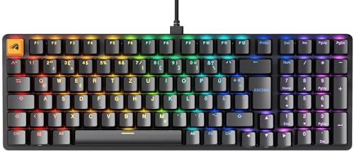 Glorious Gaming GMMK 2 Full Size (96%) – Mechanisches Gaming-Keyboard, Aluminiumrahmen, anpassbar, Doubleshot-Kappen, Glorious Fox Schalter, tastenweise RGB, Deutsch QWERTZ Layout - Schwarz von Glorious PC Gaming Race