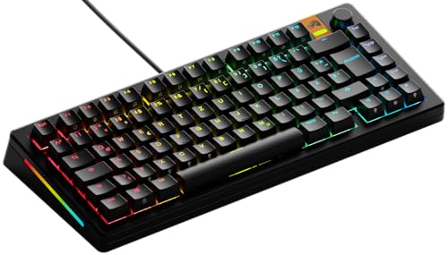 Glorious Gaming GMMK 3 HE: Tastatur mit Rapid Trigger, 8k-Abrufrate, MX-/HE-Schalter, Hot-Swap 75 % Tastatur, modulares Dichtungssystem, Doubleshot-PBT-Tastenkappen, Deutsche QWERTZ - Schwarz Glorious Gaming GMMK 3 HE: Tastatur mit Rapid Trigger, 8k-Abrufrate, MX-/HE-Schalter, Hot-Swap 75 % Tastatur, modulares Dichtungssystem, Doubleshot-PBT-Tastenkappen, Deutsche QWERTZ - Schwarz von Glorious