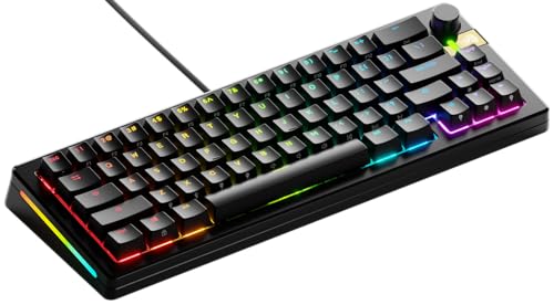 Glorious Gaming GMMK 3 PRO HE: Tastatur (Rapid Trigger), Hall-Effekt, modulares Aluminiumgehäuse & Dichtungssystem, 8K-Abrufrate, Hot-Swap (MX- & HE-Schalter), Kompakt 65%, USA QWERTY - Schwarz von Glorious PC Gaming Race