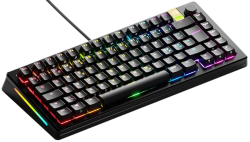 Glorious Gaming GMMK 3 PRO HE: Tastatur (Rapid Trigger), Hall-Effekt, modulares Aluminiumgehäuse & Dichtungssystem, 8K-Abrufrate, Hot-Swap (MX- & HE-Schalter), TKL 75%, Nordische QWERTY - Schwarz von Glorious PC Gaming Race
