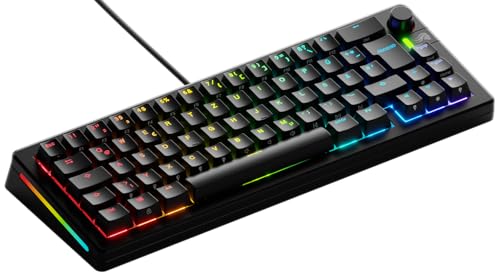 Glorious Gaming GMMK 3: Mechanische Tastatur, Kompakt 65%, modulares Dichtungssystem, Doubleshot-PBT-Tastenkappen, Aluminium-Schalterplatte, Hot-Swap (3/5-Pin), Deutsche QWERTZ - Schwarz von Glorious PC Gaming Race