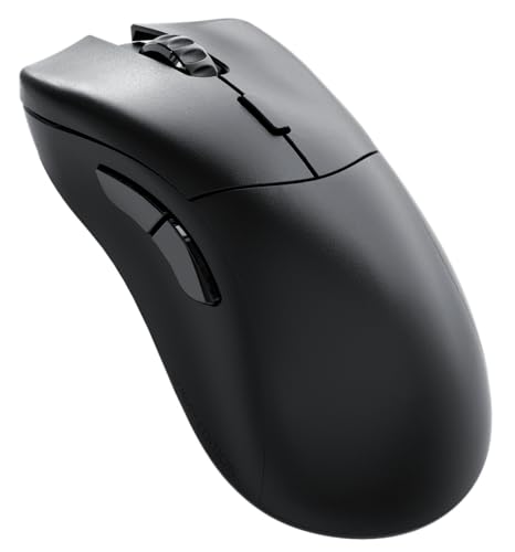 Glorious Gaming Model D 2 PRO 4K/8K Wireless Gaming Mouse – 2,4 GHz drahtlos, 4K/8K-Abruf, 100 Mio. Klicks, 62 g, Lange Akkulaufzeit, Sensor mit 26K DPI, ergonomisch, 6 Tasten, PTFE-Füße – Schwarz von Glorious