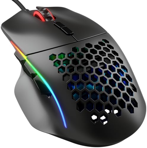 Glorious Gaming Model I Wired Gaming Mouse – superleichte 69 g, 2 tauschbare Tasten, RGB, PTFE-Füße, 9 programmierbare Tasten, seitliche Daumenablage – Schwarz Glorious Gaming Model I Wired Gaming Mouse – superleichte 69 g, 2 tauschbare Tasten, RGB, PTFE-Füße, 9 programmierbare Tasten, seitliche Daumenablage – Schwarz von Glorious PC Gaming Race