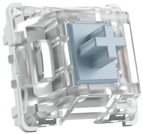 Glorious Gaming 120x Kailh Mechanical Keyboard Switches (Silber) - Linear & schnell, 40g Auslösegewicht, Speed-Schalter, 3-Pin-Anschluss, SMD-LED-kompatibel - Kailh Silver von Glorious PC Gaming Race