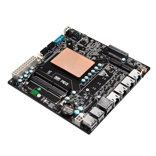 Glovary NAS Mainboard Dual Core i3-1115G4, Mini-ITX NAS Motherboard, 4 x i226V 2.5GbE LAN, Barebone, DDR4, Support 6 x SATA3.0 6Gbps von Glovary