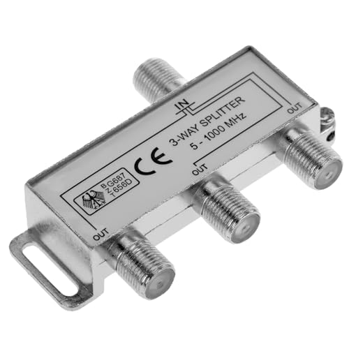 3-Wege-Duplikator mit Mehreren Ausgängen, Standardkompatibilität, ideal für Signalverstärkung und Audioverteilung. von Glowster