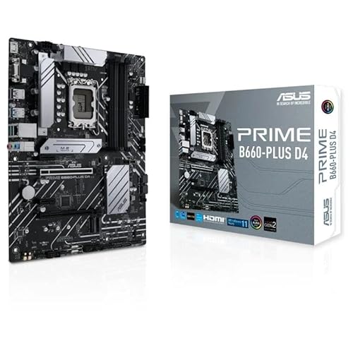 ATX B660-PLUS D4 1700 Mainboard, DDR4-Unterstützung, mehrere Anschlüsse, ideal für PC-Baugruppe und Leistungsverbesserung. ATX B660-PLUS D4 1700 Mainboard, DDR4-Unterstützung, mehrere Anschlüsse, ideal für PC-Baugruppe und Leistungsverbesserung. von Glowster