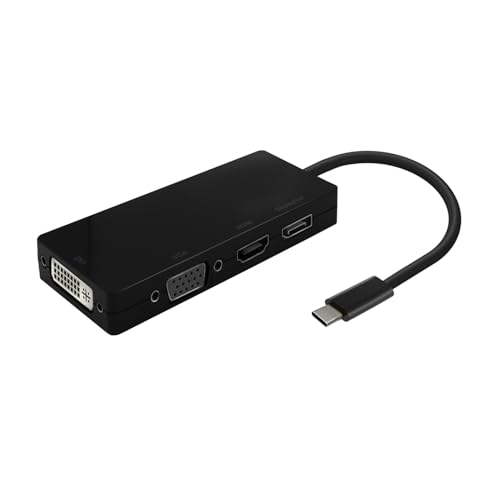 Aisens USB-C auf DP/DVI/HDMI/VGA Konverter, 15 cm Aisens USB-C auf DP/DVI/HDMI/VGA Konverter, 15 cm von Glowster