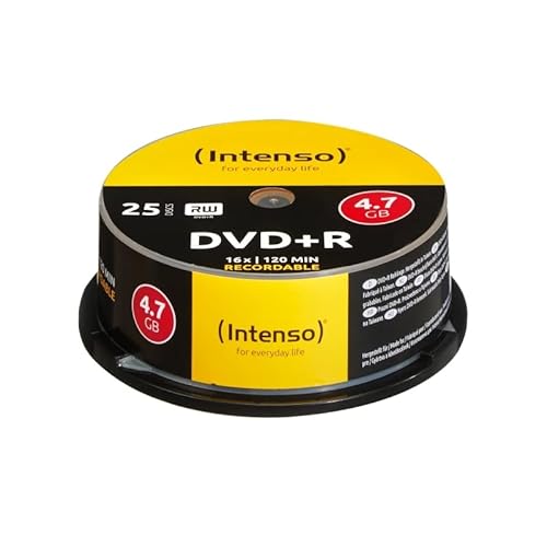 DVD+R 4,7 GB, 16 x, 25 Stück, hohe Aufnahmekapazität, ideal für Datenspeicherung und Datensicherung und Multimedia. DVD+R 4,7 GB, 16 x, 25 Stück, hohe Aufnahmekapazität, ideal für Datenspeicherung und Datensicherung und Multimedia. von Glowster
