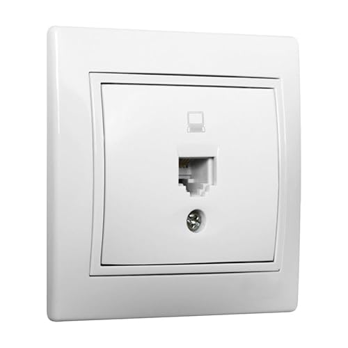 Datendose weiß RJ45 CAT6 Vollmechanik 83x81x10mm Datendose weiß RJ45 CAT6 Vollmechanik 83x81x10mm von Glowster
