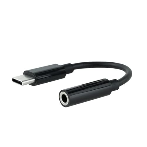Glowster Adapterkabel USB-C auf 3,5-mm-Klinkenstecker, Schwarz, ermöglicht den Anschluss von Kopfhörern und Audio-Geräten an USB-C-Geräte. Glowster Adapterkabel USB-C auf 3,5-mm-Klinkenstecker, Schwarz, ermöglicht den Anschluss von Kopfhörern und Audio-Geräten an USB-C-Geräte. von Glowster