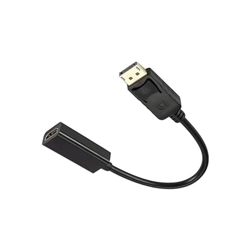 Glowster Display Port auf HDMI 4K Adapter: Verbinden Sie Sich mit überlegener Qualität – Übertragen Sie einfach HD-Video und Audio, ideal für 4K-Monitore, Fernseher und Projektoren. von Glowster
