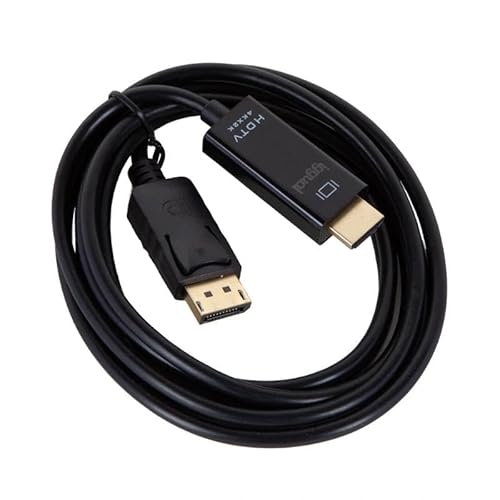 Glowster DisplayPort auf HDMI 4K Kabel, 2 m, High Definition, Dual-Verbindung, ideal für die Übertragung von Video und Audio zwischen Geräten. Glowster DisplayPort auf HDMI 4K Kabel, 2 m, High Definition, Dual-Verbindung, ideal für die Übertragung von Video und Audio zwischen Geräten. von Glowster