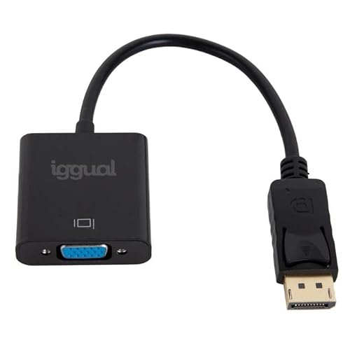 Glowster DisplayPort auf VGA Adapter – Stecker auf Buchse, ideal für den Anschluss von Geräten an VGA-Monitore oder -Projektoren. Glowster DisplayPort auf VGA Adapter – Stecker auf Buchse, ideal für den Anschluss von Geräten an VGA-Monitore oder -Projektoren. von Glowster