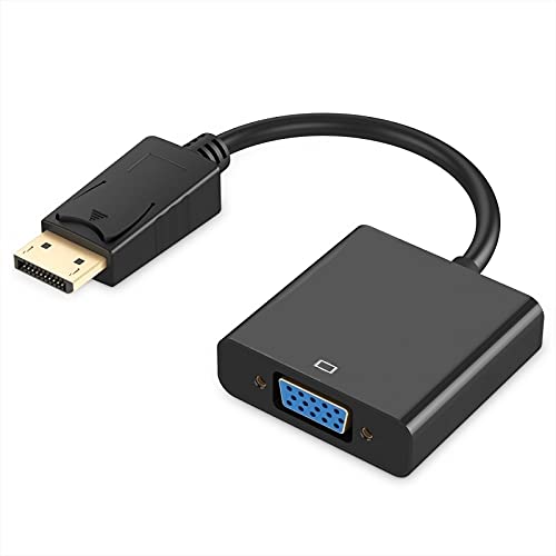 Glowster DisplayPort-zu-VGA-Konverter, 0,15 m, Anschluss von VGA-Geräten an DisplayPort-Displays, ideal für Präsentationen und externe Monitore. Glowster DisplayPort-zu-VGA-Konverter, 0,15 m, Anschluss von VGA-Geräten an DisplayPort-Displays, ideal für Präsentationen und externe Monitore. von Glowster