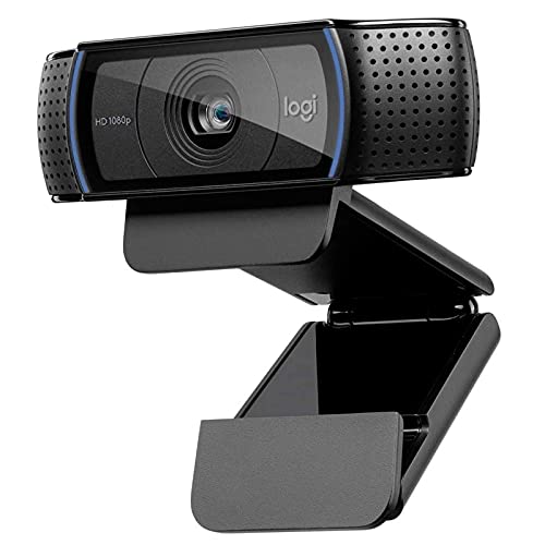 Glowster HD Webcam, 1920 x 1080, integriertes Audio, USB 2.0-Anschluss, H.264-Kompression, ideal für Videokonferenzen und Streaming. von Glowster