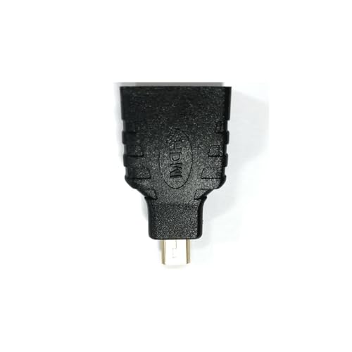Glowster HDMI-Buchse auf Stecker, schwarz, kompatibel mit Videogeräten zum Anschluss von Bildschirmen und Projektoren. Glowster HDMI-Buchse auf Stecker, schwarz, kompatibel mit Videogeräten zum Anschluss von Bildschirmen und Projektoren. von Glowster
