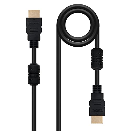 Glowster HDMI-Kabel 1.4 (High Speed, HEC) mit Ferrit, Stecker A/M - A/M, 10 m, ideal für High-Definition-Audio- und Videoübertragung. von Glowster