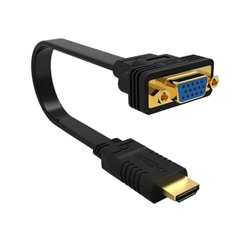 Glowster HDMI-zu-VGA-Konverter mit 1080p-Auflösung, Audio-Unterstützung, ideal für den Anschluss von Videogeräten an VGA-Monitore oder -Projektoren. Glowster HDMI-zu-VGA-Konverter mit 1080p-Auflösung, Audio-Unterstützung, ideal für den Anschluss von Videogeräten an VGA-Monitore oder -Projektoren. von Glowster