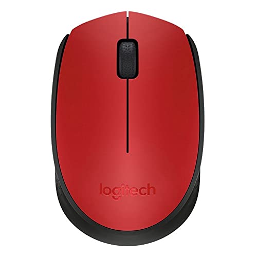 Glowster Kabellose 2,4-GHz-Maus mit USB-Empfänger, kompaktes Design in Schwarz und Rot, ideal für die Arbeit und den täglichen Gebrauch. von Glowster