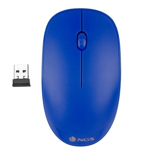 Glowster Kabellose Maus, 1000 DPI, Blau, ideal für die Arbeit und Navigation auf mobilen Geräten und Computern. von Glowster