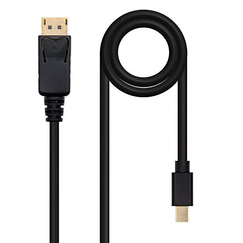 Glowster Mini-DisplayPort-auf-DisplayPort-Kabel mit Mini-DP-/M-DP-Steckern, Länge 2,0 m, ideal für den Anschluss von Geräten an Monitore oder Projektoren. Glowster Mini-DisplayPort-auf-DisplayPort-Kabel mit Mini-DP-/M-DP-Steckern, Länge 2,0 m, ideal für den Anschluss von Geräten an Monitore oder Projektoren. von Glowster