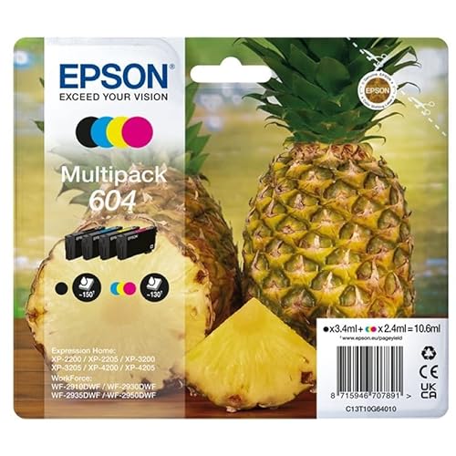 Glowster Multipack 604 Druckerpatrone, hohe Ergiebigkeit, Druckqualität, ideal für Dokumente und Fotos. Glowster Multipack 604 Druckerpatrone, hohe Ergiebigkeit, Druckqualität, ideal für Dokumente und Fotos. von Glowster
