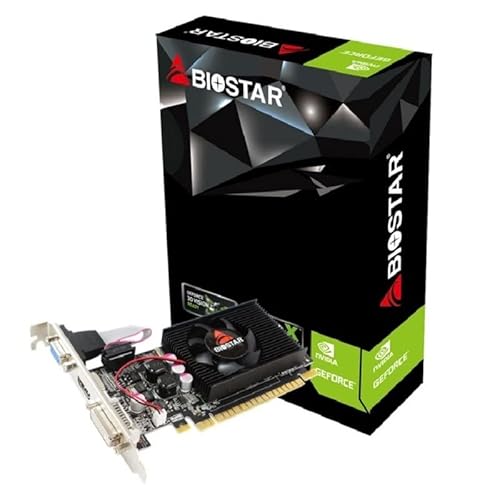 Glowster NVIDIA GT 610 Grafikkarte, 2 GB DDR3, PCIe-Anschluss, ideal für Multimedia-Aufgaben und leichte Spiele. von Glowster