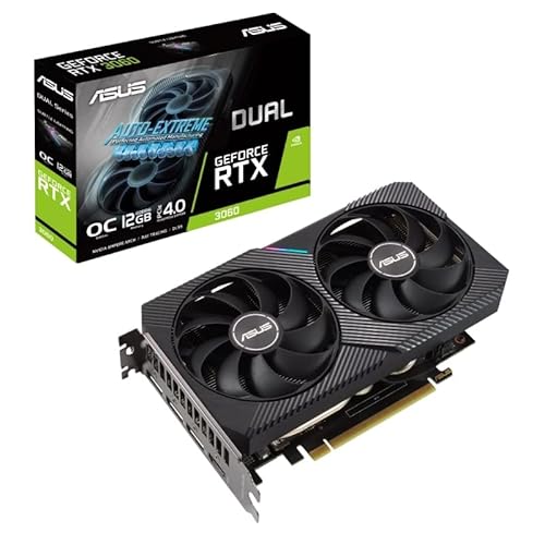 Glowster NVIDIA RTX 3060 Grafikkarte, 12 GB GDDR6, Dual-Lüfter, optimal für Gaming und fortschrittliches Grafikdesign. von Glowster