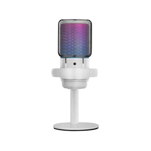 Glowster Professionelles ADC-Mikrofon 196 kHz 24 Bit in Weiß, ideal für Aufnahmen und Übertragungen. Glowster Professionelles ADC-Mikrofon 196 kHz 24 Bit in Weiß, ideal für Aufnahmen und Übertragungen. von Glowster