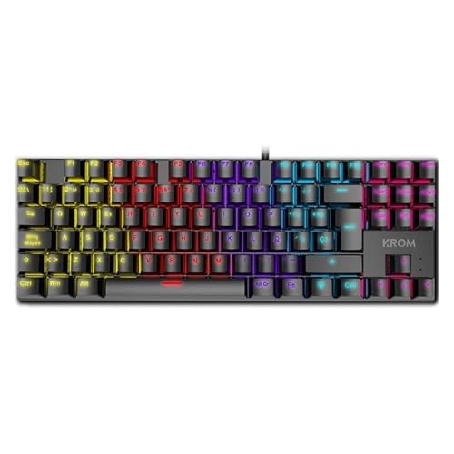 Glowster TKL RGB Gaming-Tastatur, Rainbow-Hintergrundbeleuchtung, kompaktes Design, ideal für Gaming und Platzoptimierung. Glowster TKL RGB Gaming-Tastatur, Rainbow-Hintergrundbeleuchtung, kompaktes Design, ideal für Gaming und Platzoptimierung. von Glowster