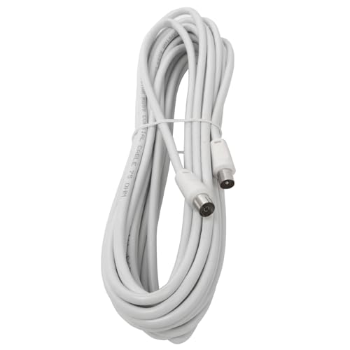 Glowster 8 m langes weißes TV-Kabel, ideal für Video- und Audioverbindungen zu Hause und im Büro. Glowster 8 m langes weißes TV-Kabel, ideal für Video- und Audioverbindungen zu Hause und im Büro. von Glowster