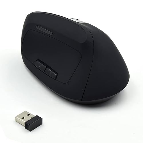 Glowster Vertikale kabellose Maus mit 1600 DPI und ergonomischem Design, ideal zur Reduzierung der Belastung des Handgelenks und zur Verbesserung des Komforts im täglichen Gebrauch. von Glowster
