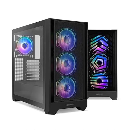 Halb-Tower-Gehäuse mit Hummer-Design, effizientes Kühlsystem, Platz für mehrere Festplatten und Erweiterung, ideal für Gaming und Heimgebrauch. von Glowster