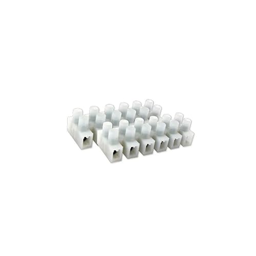 Konkaver 6-poliger Klemmenblock, weiß, ideal für elektrische Verbindungen und elektronische Projekte. Konkaver 6-poliger Klemmenblock, weiß, ideal für elektrische Verbindungen und elektronische Projekte. von Glowster