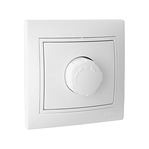 LED Dimmer weiß 250V 83x81x10mm LED Dimmer weiß 250V 83x81x10mm von Glowster