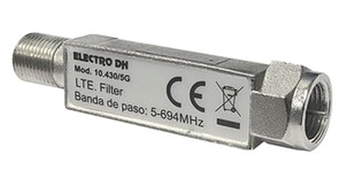 LTE-Filter F-Buchse auf F-Stecker, optimiert das Signal und reduziert Interferenzen in Kommunikationssystemen. Ideal zur Verbesserung der Qualität der Verbindungen. von Glowster