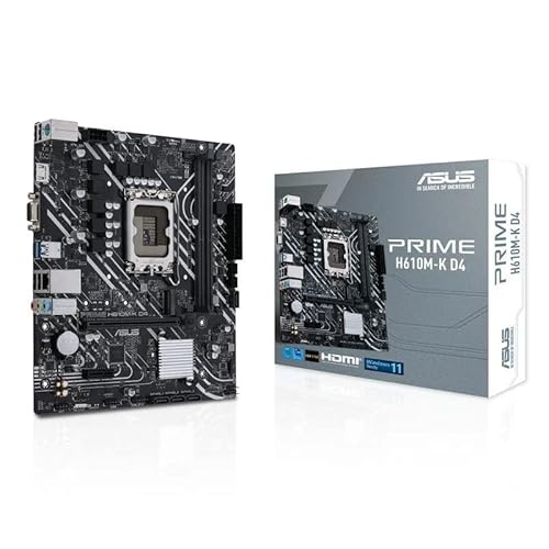 MATX LGA1700 Motherboard, Modell H610M-K D4, ideal für den Aufbau effizienter PCs und zur Optimierung der Leistung bei Spielen und täglichen Aufgaben. MATX LGA1700 Motherboard, Modell H610M-K D4, ideal für den Aufbau effizienter PCs und zur Optimierung der Leistung bei Spielen und täglichen Aufgaben. von Glowster