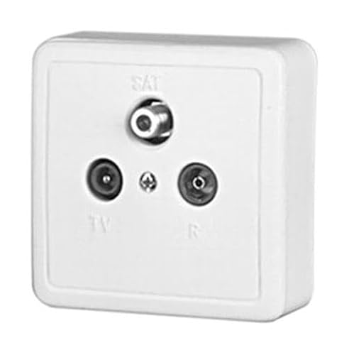 Oberflächenabgeschirmte Antenne für TV, FM und Sat, ideal für die Aufnahme von Signalen im Innen- und Außenbereich, um einen optimalen und stabilen Empfang unter verschiedenen Bedingungen zu von Glowster
